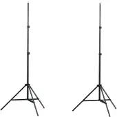vidaXL Supports de lumière 2 pcs Hauteur 78-210 cm