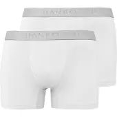 Hanro Boxers 'Essentials' gris / blanc naturel