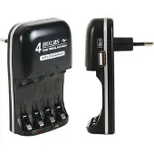 Velleman Chargeur Rapide Pour Accus Nimh Avec Sortie Usb