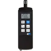 TFA-Dostmann Radio thermo-/hygromètre Dewpoi, Thermomètre + hygromètre, Noir