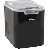 Weasy KW12 Machine à glaçons/ 12 kg de glaçons par jour / 1,5 litre / Indicateur de niveau d'eau / noir