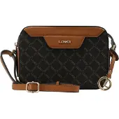 L.credi Sac à bandoulière 'Filiberta' marron / noir