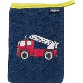 Playshoes débarbouillette pompiers 20 cm bleu foncé