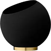 AYTM Globe Pot de Fleurs Ø43 cm | Black | Gold