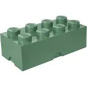LEGO Boîte de rangement - 8 Boutons - 50x25x18 - Cendré - - UneTaille - Boîte