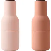 AUDO CPH Bottle Grinder Lot de 2 Nudes|Walnut