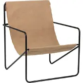 Ferm Living Desert Chaise Longue Black | Sand