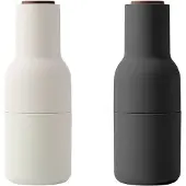 AUDO CPH Bottle Grinder Lot de 2 Ash Carbon|Walnut