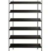 Muuto Compile Shelving System Lot de Black | Configuration 4