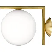 Flos IC Lights Plafonnier/Applique IC Lights Ceiling|Wall 1 | Brushed Brass