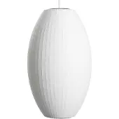 HAY Suspension , Nelson Cigar Bubble, dimmable, Blanc, Salon / séjour, Plastique, Design