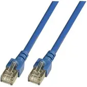 EFB Elektronik K5459.0,5 RJ45 Patchkabel SF/UTP, Cat.5e, PVC, CCA, 0.5m, blau