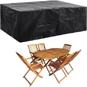 vidaXL Housse de salon de jardin 8 œillets 242x162x100 cm