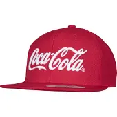 Mc Clothes Casquette 'Coca-Cola' rouge feu / blanc