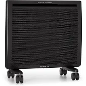 Klarstein Radiateur Electrique à Faible Consommation d'Energie, 1000W Chauffage Electrique Infrarouge avec Thermostat, Détection Fenêtres Ouvertes, Chauffage d'Appoint Portable, Radiateurs Silencieux