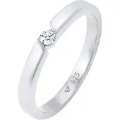 Elli DIAMONDS Bague 'Diamond' argent