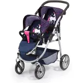Reig Musicales Poussette Double Pour Poupées 73x63x46 Cm