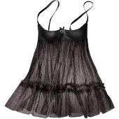 Petite fleur GOLD Déshabillé noir