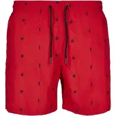 Urban Classics Shorts de bain rouge / noir