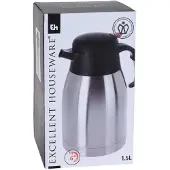Excellent houseware Excellente Houseware Bouteille isotherme pour café 1,5 L Inox