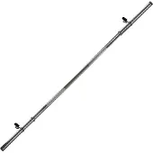 VirtuFit Barre de musculation avec colliers à ressort