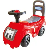 DOLU Toddler Kids Sit N Ride Toy Car Ride On Push Along Walker Red 1 Year + 8020