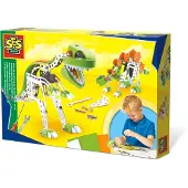 SES Creative SES Kit de construction de dinosaures en métal 14958