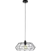 Eglo Suspension Carlton 2 - Acier - Noir - 60W