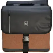 Willex Sac de travail double 30 L, noir et marron