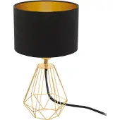 Eglo Lampe de table Carlton 2 Golden