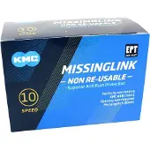 Kmc Missinglink Chain Link 40 Units Argenté 10s