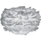 UMAGE Eos Abat-jour Mini Clair Gris , Gris, Chambre à coucher, Plume