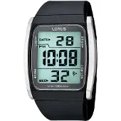 Lorus Montre digitale noir / argent