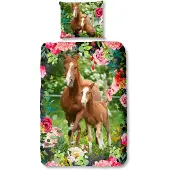 Good Morning Housse de couette pour enfants Foal 140x200/220 cm