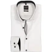 Olymp Level Five Body Fit Chemise blanc, Unicolore