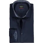 Venti Homme Venti Body Fit Chemise bleu, Faux uni