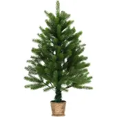 vidaXL Arbre de Noël artificiel aiguilles réalistes 90 cm vert