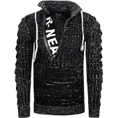 Rusty neal Pull-over noir / blanc