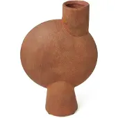 101 Copenhagen Sphere Vase Bubl Terracotta | Medio