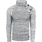 Rusty neal Pull-over gris chiné
