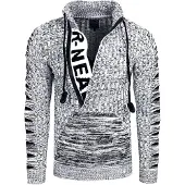 Rusty neal Pull-over noir / blanc