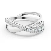 Swarovski Bague 'Twist Rows'