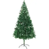 vidaXL Arbre de Noël artificiel et support Acier 210 cm 910 branches