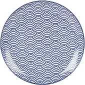 Tokyo Design Studio Assiette plate Nippon Blue 26 cm