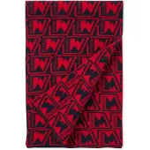 Moncler Écharpe Sciarpa en laine avec imprimé logo 180 x 30 cm