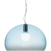 Kartell Suspension , FL/Y, dimmable, Bleu, Salon / séjour, Plastique, Design