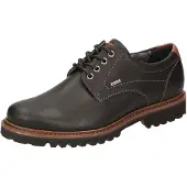 Sioux Chaussure à lacets 'Sneaker Herren 383 50 Echtleder in schwarz' noir