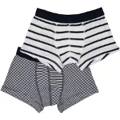 Petit Bateau Sous-vêtements bleu nuit / blanc