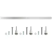 Intersteel 35450114 - Rail intermédiaire 90cm pour système de porte coulissante inox