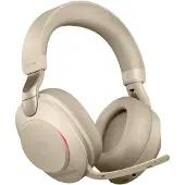 Jabra YOU'RE ON Jabra Evolve2 85, filaire et sans fil, bureau/centre d'appels, 20 - 20 000 Hz, 286 g, casque, beige